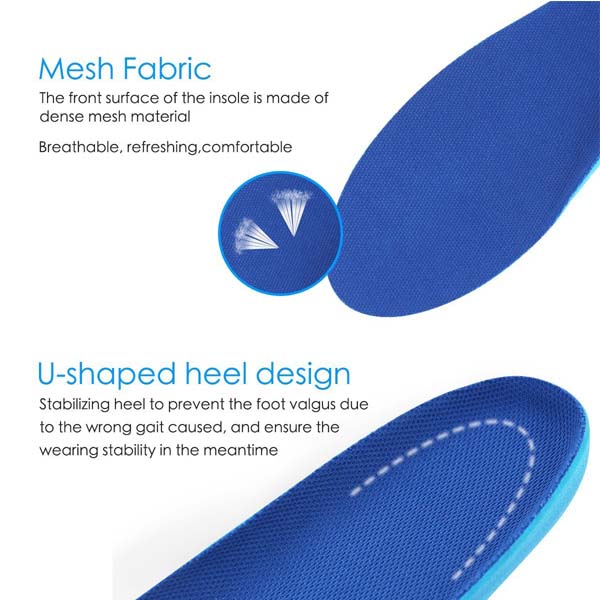 Matelas de chaussures en polyuréthane à mains complètes pour adultes confortables
