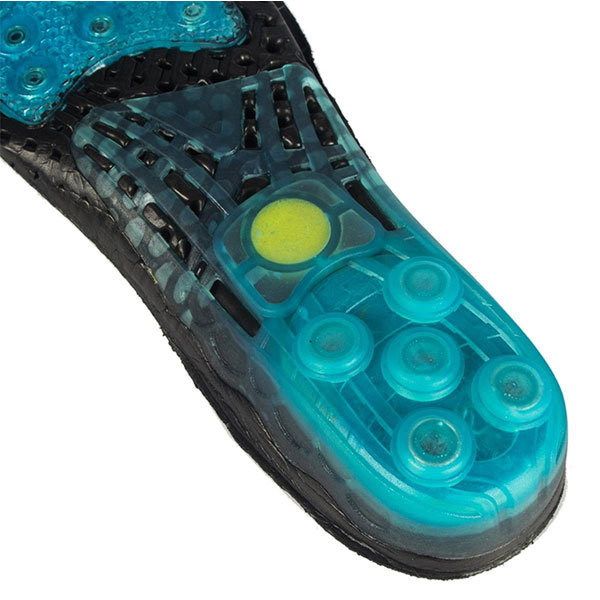 Chaussures de sport rechargeables liquides de carbone batteries chauffant des semelles vibrantes ZG - 215