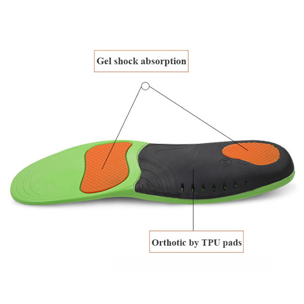 Semelles orthopédiques pour chaussures en polyuréthanne résistant à l 'usure réutilisables pour hommes et femmes ZG - 390