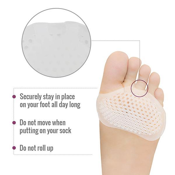 1 paire Soft gel metatartarget foot pain Reducing ball before foot tapis ZG - 83