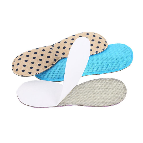 1 paire auto - adhésive 4D information Soft Sponge foot Nursing shoes ZG - 355