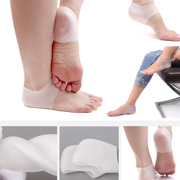 Protecteur de talons en silicone pour soulager la douleur, matelas de chaussures pour protéger les pieds contre le gel de soins